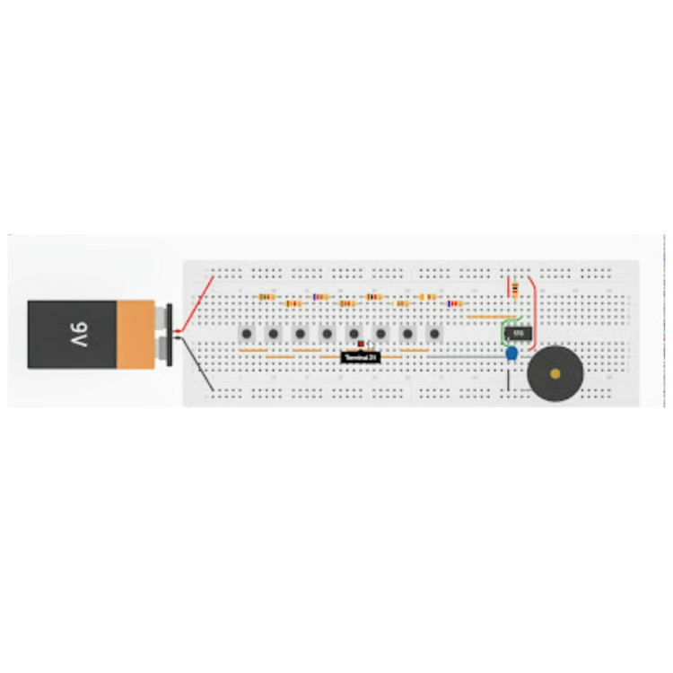 Piano with 555 Timer