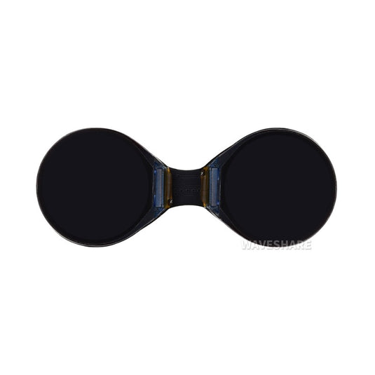 0.71inch Double Eye Round LCD Display Module, 160x160 Resolution