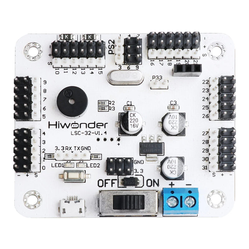 Load image into Gallery viewer, LSC-32: Hiwonder 32 Channel Digital Servo Controller with 16M Memory/ Arduino Compatible