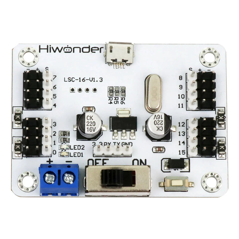 Load image into Gallery viewer, LSC-16: Hiwonder 16 Channel Servo Controller with Over-Current Protection