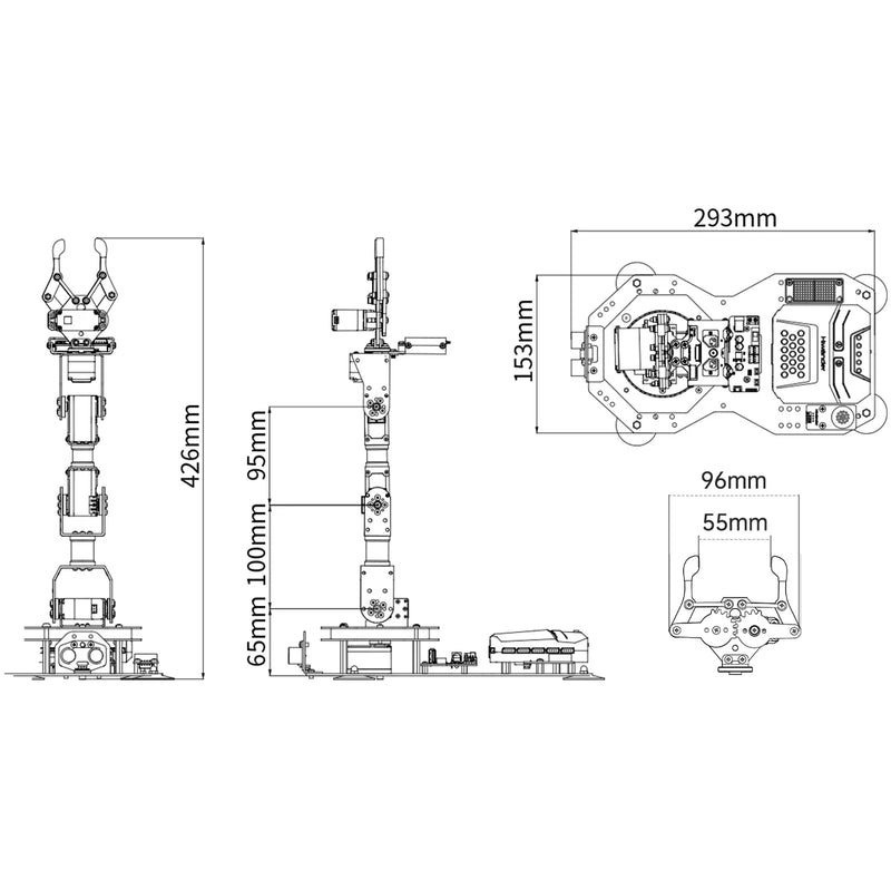 Load image into Gallery viewer, Hiwonder xArm AI Programmable Desktop Robot Arm with AI Vision &; Voice Interaction