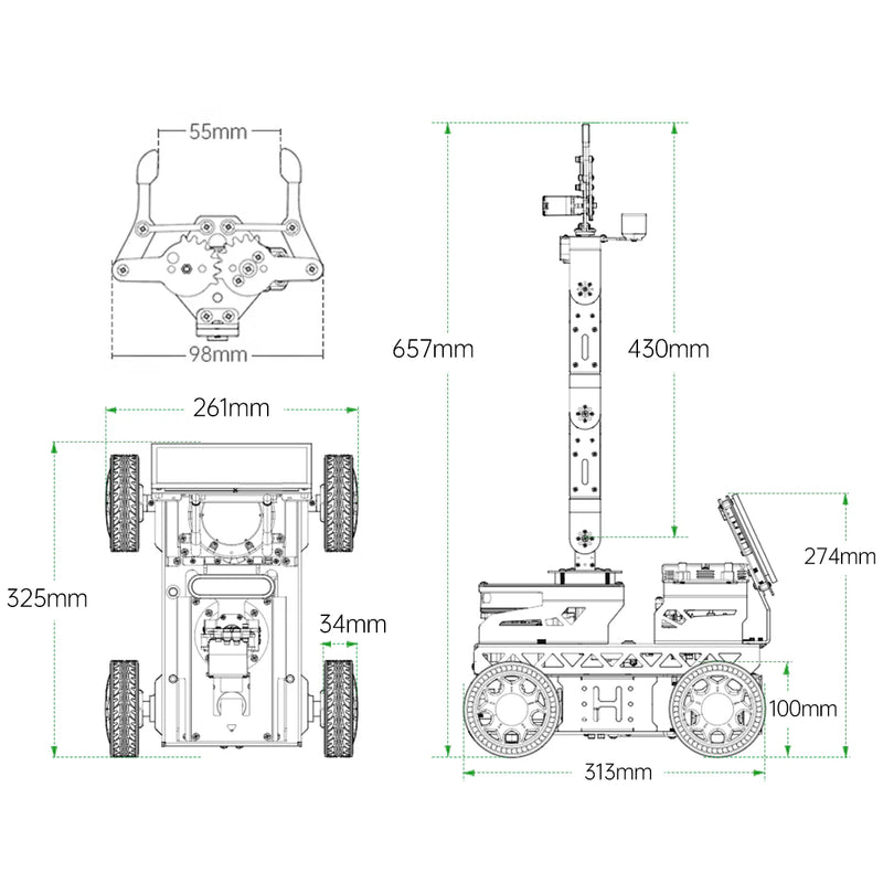 Load image into Gallery viewer, JetRover ROS Jetson Robot Car
