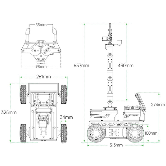 JetRover ROS Jetson Robot Car