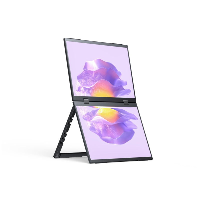 Load image into Gallery viewer, Dual-Screen Portable Monitor - Dual-1080p High Definition Foldable Screen