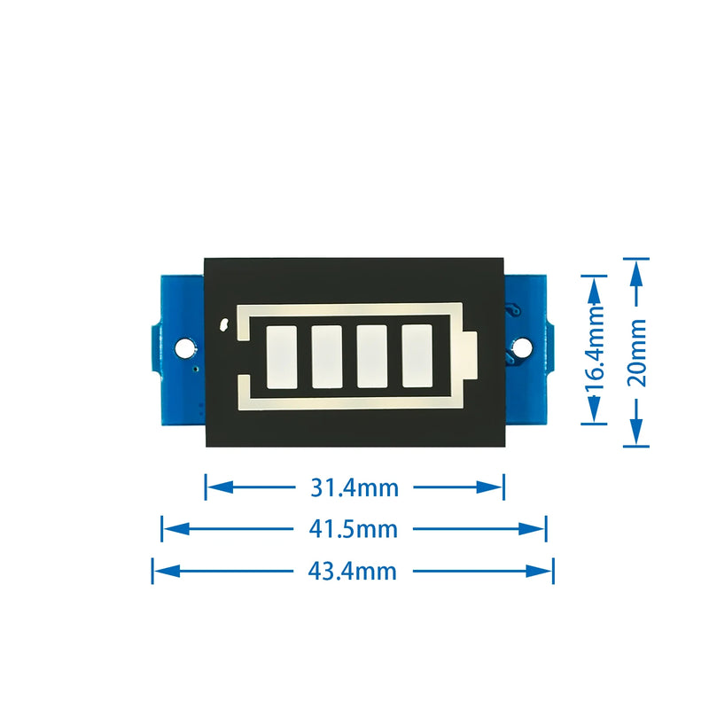 Load image into Gallery viewer, Single 3.7V Lithium Battery Capacity Indicator