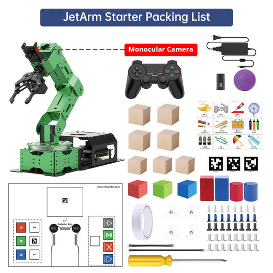 Hiwonder JetArm ROS1/ROS2 3D Vision Robot Arm