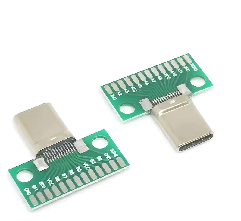 Load image into Gallery viewer, USB 3.1 Type C Connector 24+2P Male Female Breakout Board