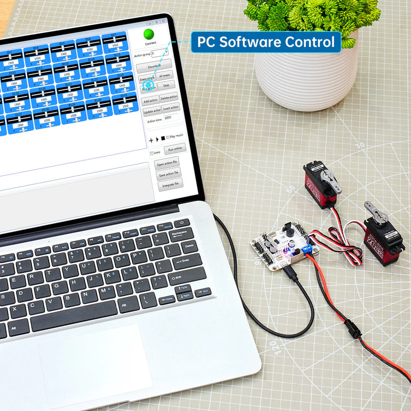 Load image into Gallery viewer, LSC-24: Hiwonder 24 Channel Digital Servo Controller with 16M Memory/Arduino Compatible