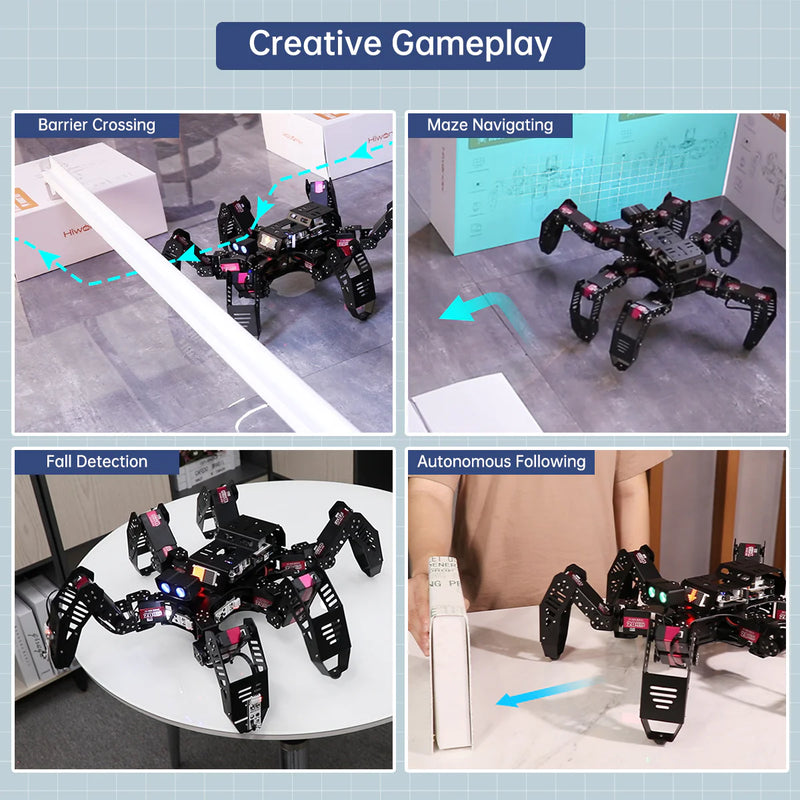 Load image into Gallery viewer, Spiderbot: Hiwonder Hexapod Programming Robot for Arduino