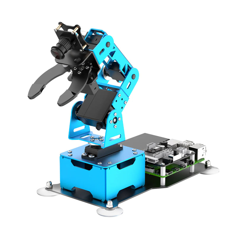 Load image into Gallery viewer, Hiwonder ArmPi mini 5DOF Vision Robotic Arm Powered by Raspberry Pi 5 Support Python, OpenCV Target Tracking for Beginners