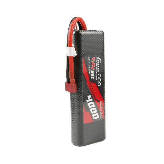 Gens Ace 4000mAh 7.4V 60C 2S1P HardCase Lipo Battery Pack 8# With Deans Plug
