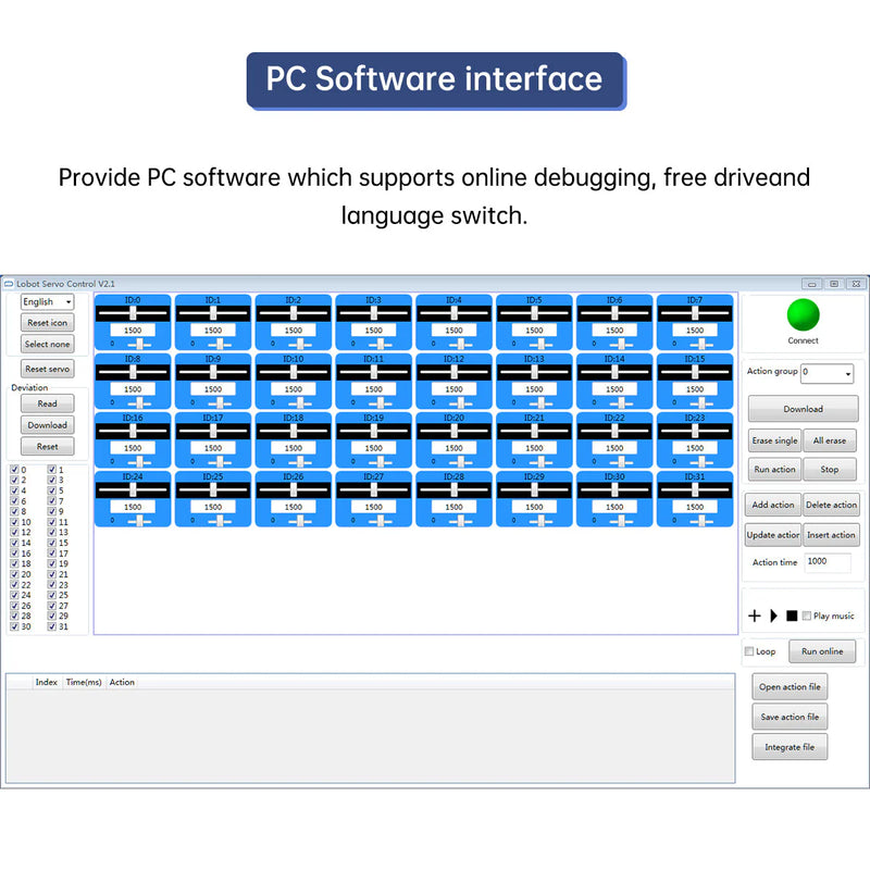 Load image into Gallery viewer, LSC-32: Hiwonder 32 Channel Digital Servo Controller with 16M Memory/ Arduino Compatible