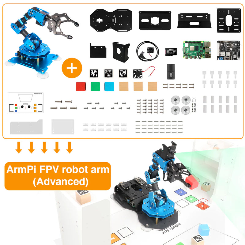 Load image into Gallery viewer, Raspberry Pi 4B Extension Kit for xArm Robotic Arm