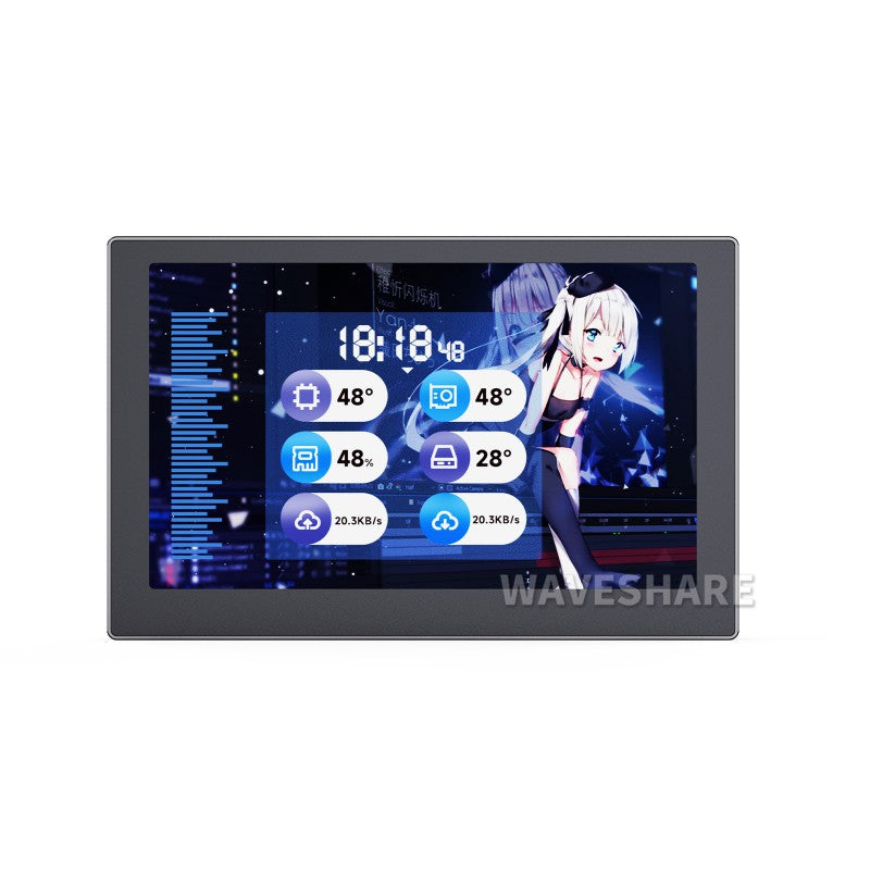 Load image into Gallery viewer, USB Monitor, AIO LCD Screen, Type-C Interface, CNC Metal Case