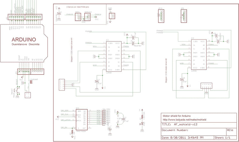 Load image into Gallery viewer, L293D DC Stepper Motor Control Shield Servo Driver Expansion Board