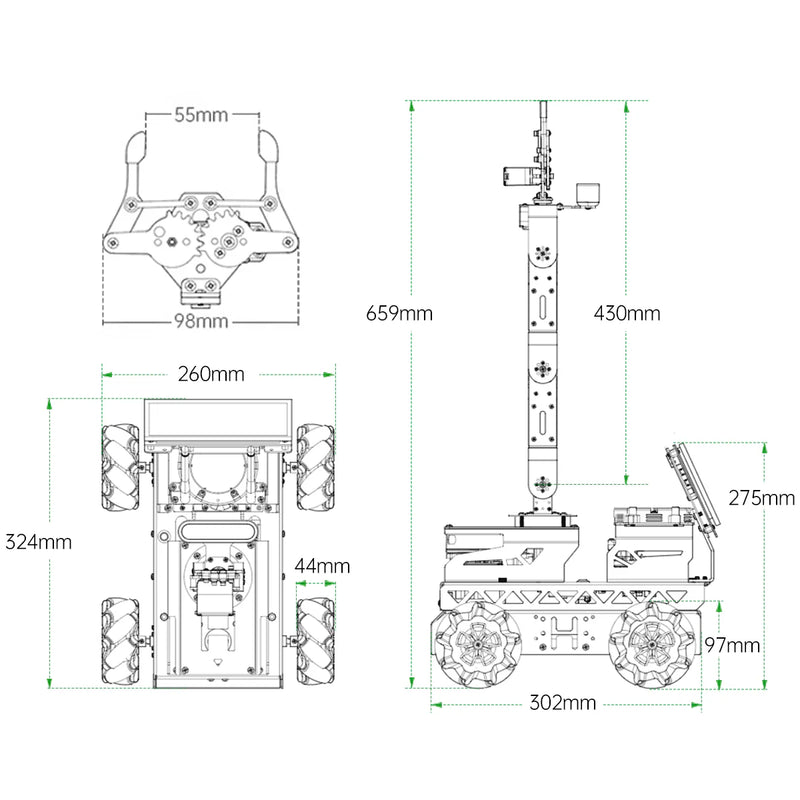Load image into Gallery viewer, JetRover ROS Jetson Robot Car