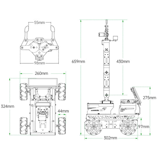 JetRover ROS Jetson Robot Car