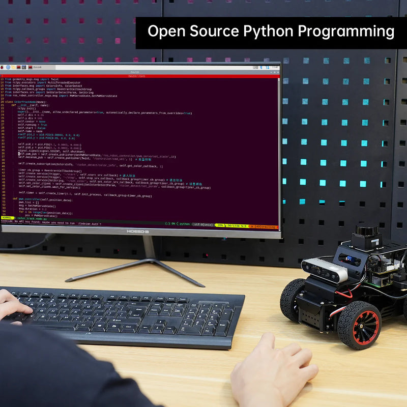 Load image into Gallery viewer, Hiwonder Raspberry Pi 5 Robot Car MentorPi A1 Ackermann Chassis ROS2