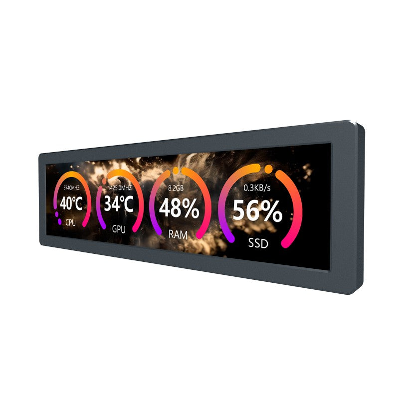 Load image into Gallery viewer, USB Monitor, AIO LCD Screen, Type-C Interface, CNC Metal Case