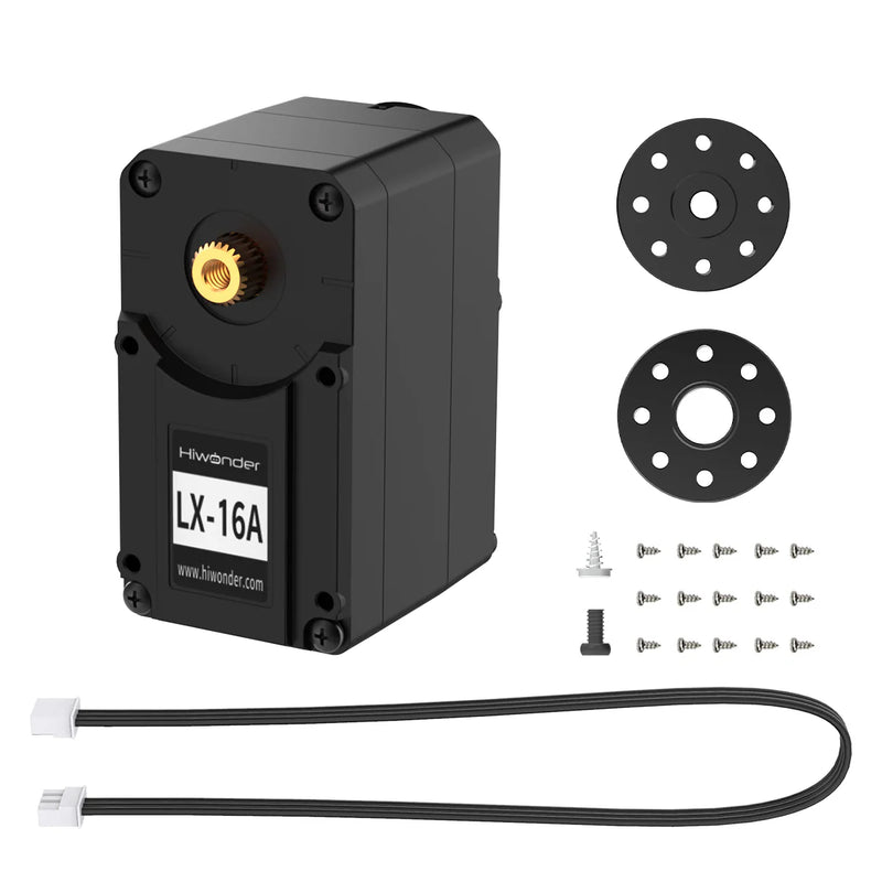 Load image into Gallery viewer, Hiwonder LX-16A Full Metal Gear Serial Bus Servo with Real-Time Feedback Function for RC Robot