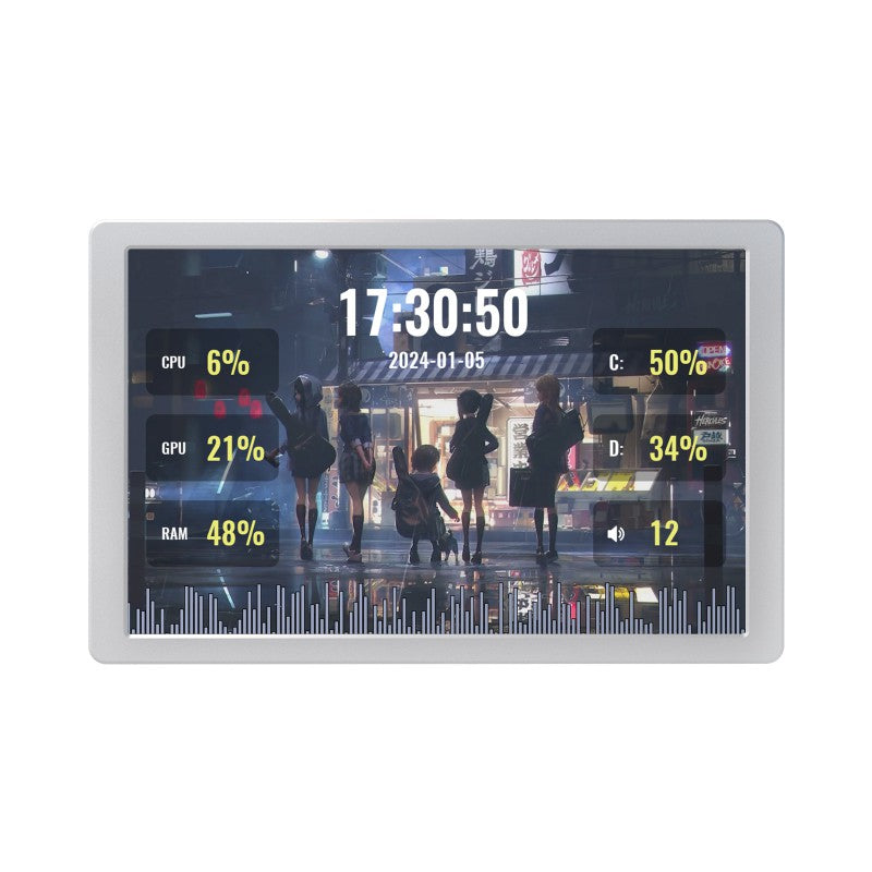 Load image into Gallery viewer, USB Monitor, AIO LCD Screen, Type-C Interface, CNC Metal Case