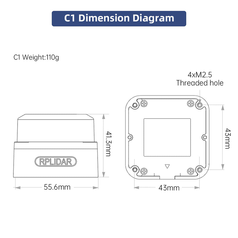Load image into Gallery viewer, SLAMTEC RPLIDAR Lidar C1 A1 A2M12 S2L SLAM Triangulation Ranging