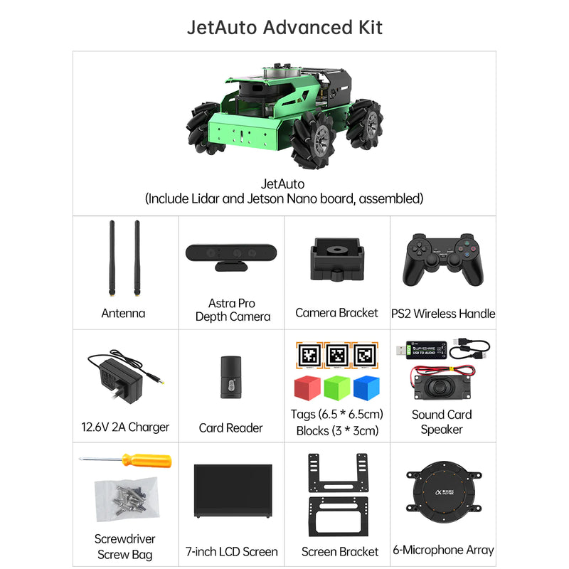 Load image into Gallery viewer, JetAuto ROS Robot For Jetson Nano