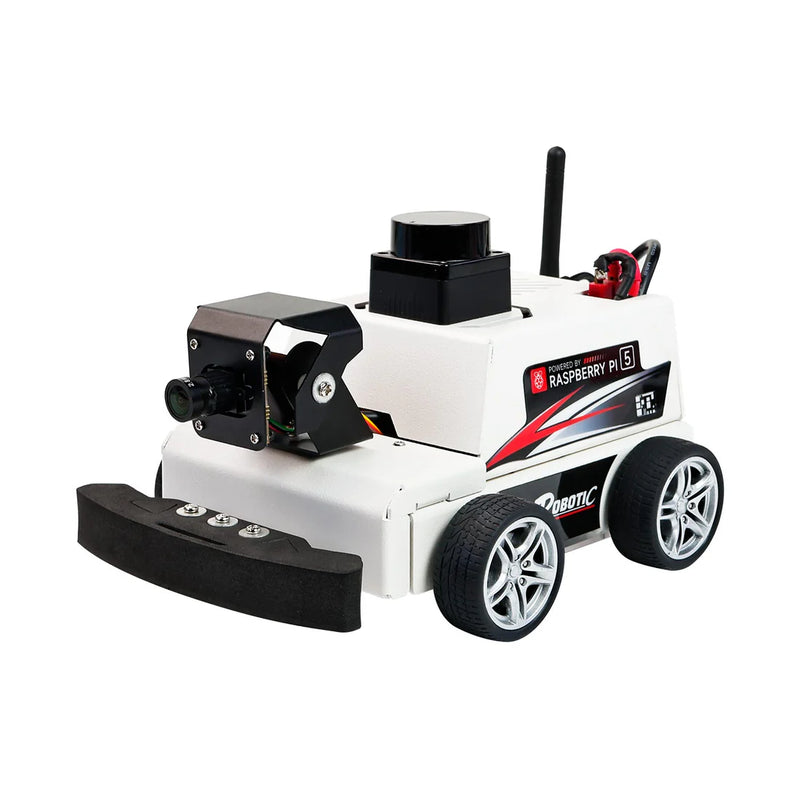 Load image into Gallery viewer, MicroROS-Pi5 ROS2 Robot Car for Raspberry Pi 5 (ROS2-HUMBLE + Python3)