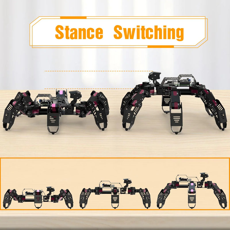 Load image into Gallery viewer, SpiderPi: Raspberry Pi based AI Vision Hexapod Robot