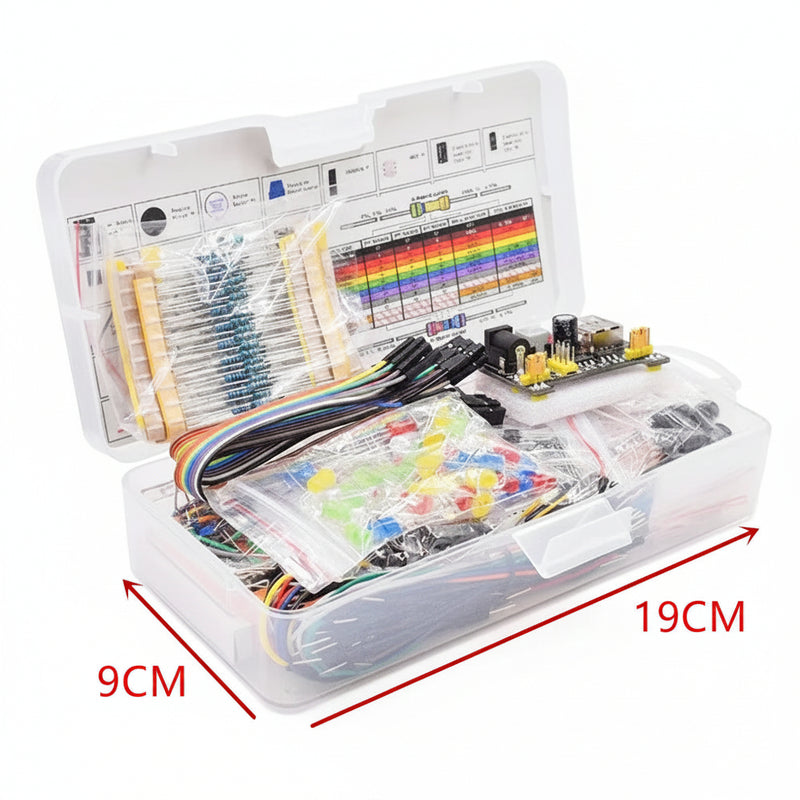 Load image into Gallery viewer, Electronics Fun Kit for Arduino – Complete DIY Starter Kit with Breadboard