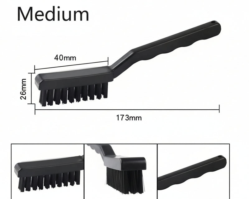 Load image into Gallery viewer, Anti-Static PCB Rework Cleaning Brush Set – Black Non-Slip