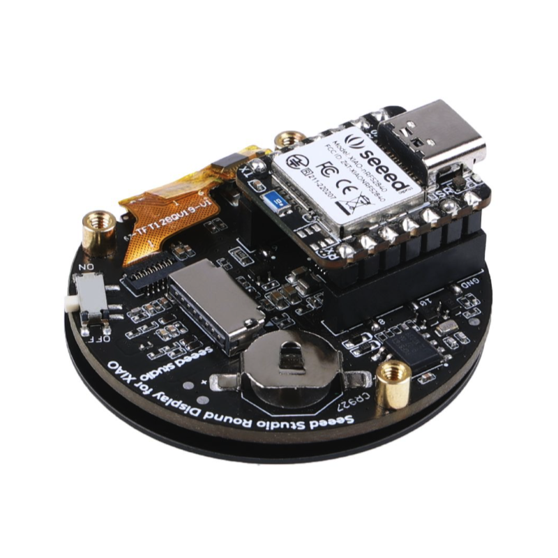 Load image into Gallery viewer, Seeed Studio Round 1.28-inch round touch screen Display for XIAO