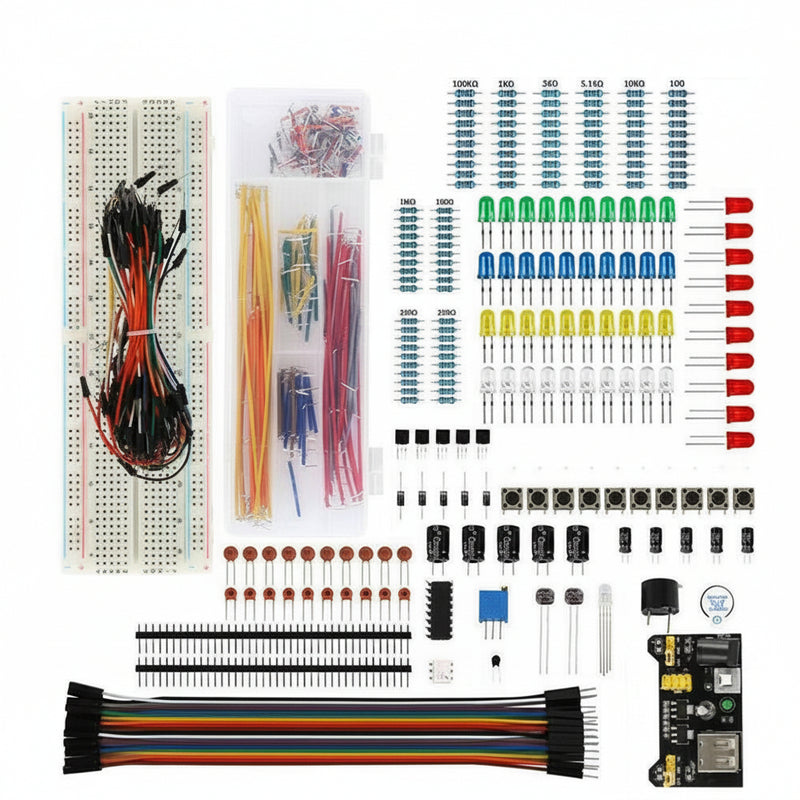 Load image into Gallery viewer, Electronics Fun Kit for Arduino – Complete DIY Starter Kit with Breadboard
