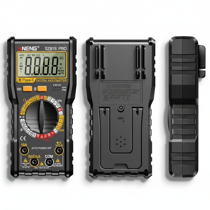 Load image into Gallery viewer, Aneng SZ818 PRO Multimeter with Type C Rechargeable Lithium Battery
