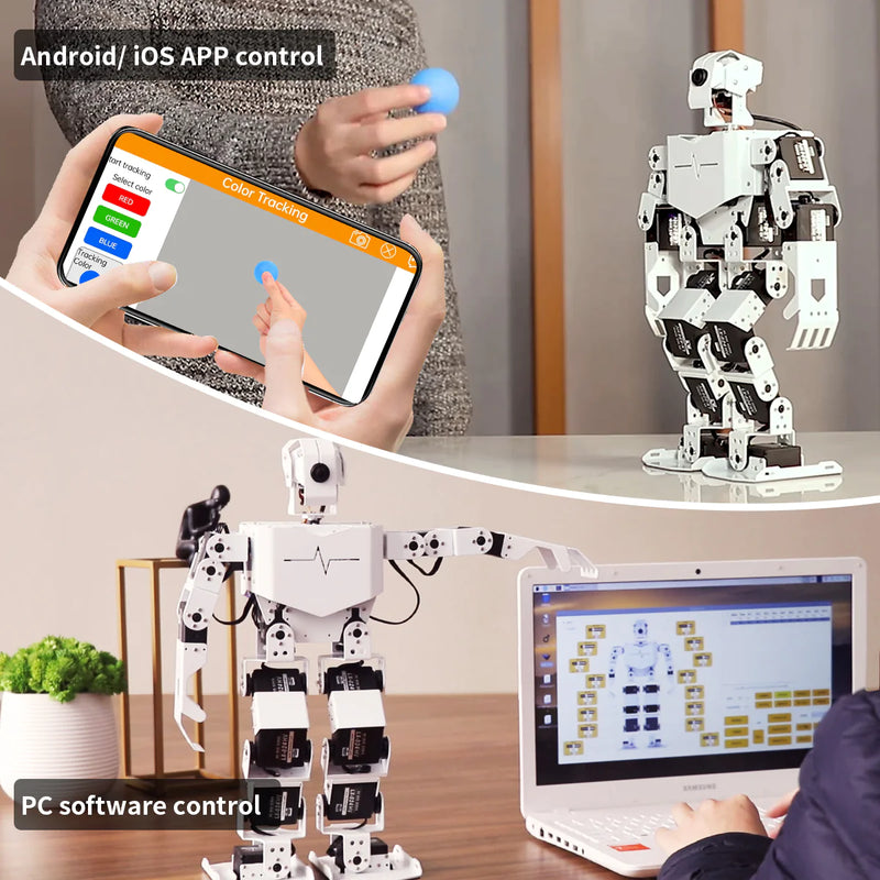 Load image into Gallery viewer, TonyPi Hiwonder AI Intelligent Visual Humanoid Robot
