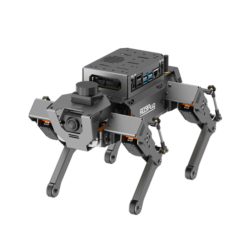 Load image into Gallery viewer, Hiwonder ROSPug Quadruped Bionic Robot Dog Powered by Jetson Nano ROS Open Source Python Programming