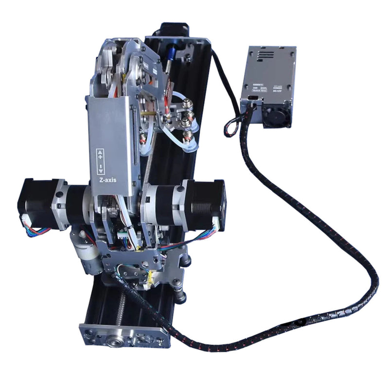 Load image into Gallery viewer, Industrial Multi Axis Robotic Arm with Micro-Stepping and Suction Cup/Stepper Motor Claw