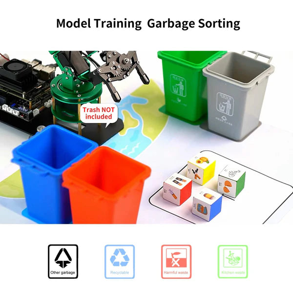 Load image into Gallery viewer, Yahboom DOFBOT AI Vision Robotic Arm with ROS Python programming for Raspberry Pi 5