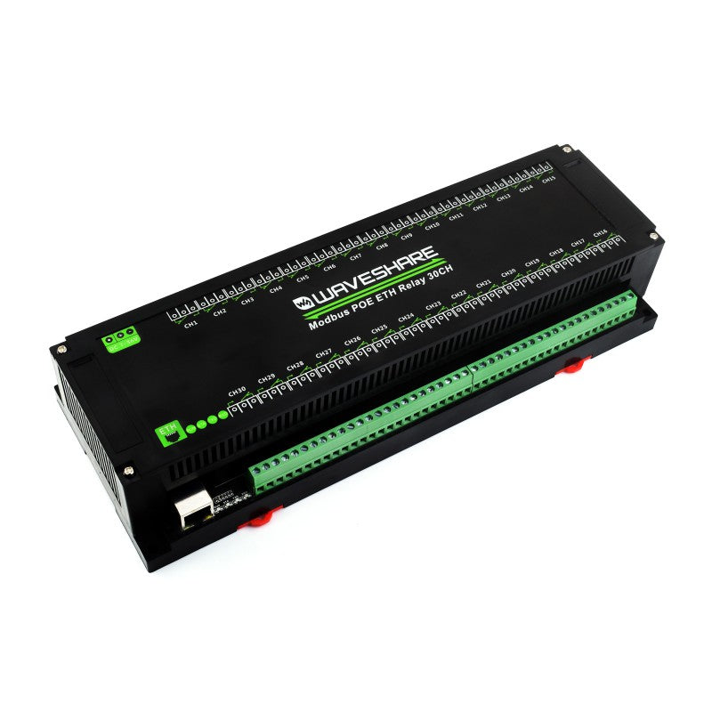 Load image into Gallery viewer, 30-Ch Ethernet Relay Module, Modbus RTU/Modbus TCP Protocol, PoE Port Communication