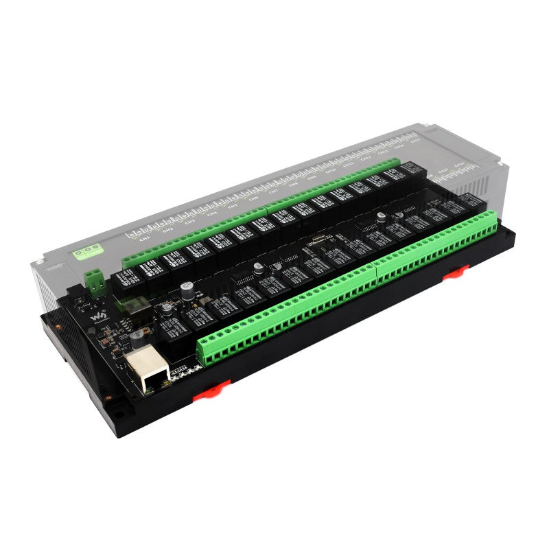 Load image into Gallery viewer, 30-Ch Ethernet Relay Module, Modbus RTU/Modbus TCP Protocol, PoE Port Communication