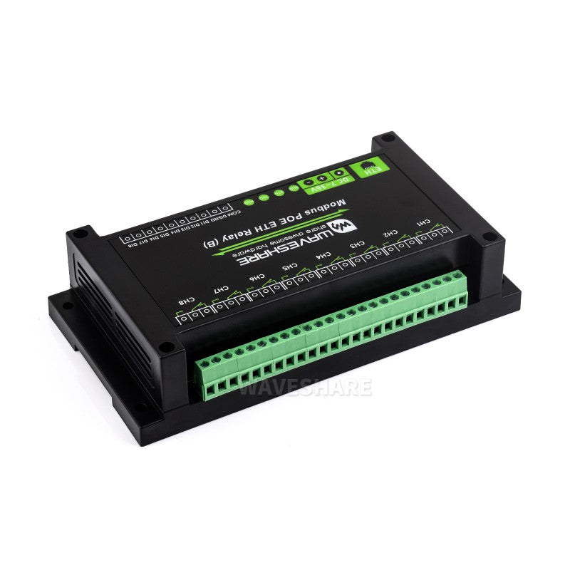 Load image into Gallery viewer, 8-ch Ethernet Relay Module (B) With Digital Input, Modbus RTU/Modbus TCP Protocol, PoE Port Communication