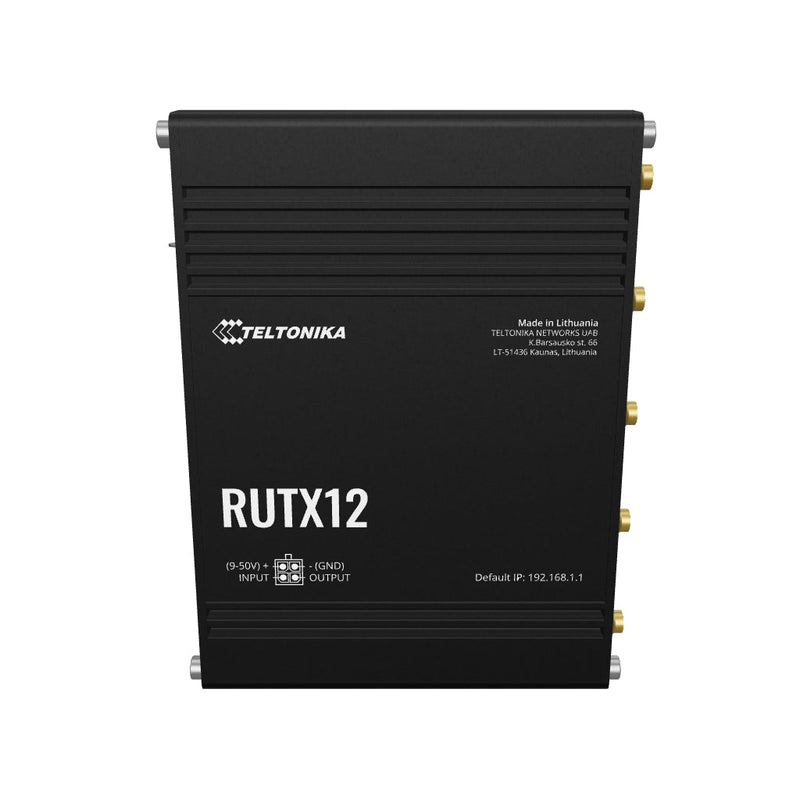 Load 3D model into Gallery viewer, RUTX12 - Dual Lte Cat 6 Industrial Cellular Router