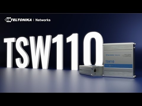 Load and play video in Gallery viewer, TSW110 - L2 Unmanaged Ethernet Switch