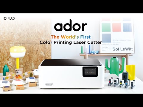 Load and play video in Gallery viewer, Ador - Color Printing Laser Cutter