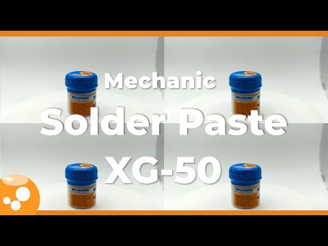 Load and play video in Gallery viewer, MECHANIC XG Series 183°C Tin Solder Paste