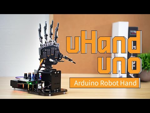 Load and play video in Gallery viewer, uHand UNO Open-Source AI Bionic Robot Hand