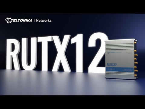 Load and play video in Gallery viewer, RUTX12 - Dual Lte Cat 6 Industrial Cellular Router