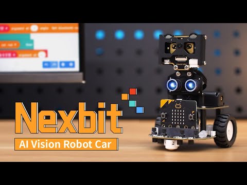 Load and play video in Gallery viewer, AI Vision Robot Nexbit, micro:bit Programming Educational Robot