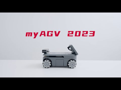 Load and play video in Gallery viewer, myAGV 2023 Jetson Nano - Mobile Chassis Autonomous Navigation Robot Kit