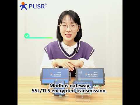 Load and play video in Gallery viewer, Serial to Ethernet - USR-N540